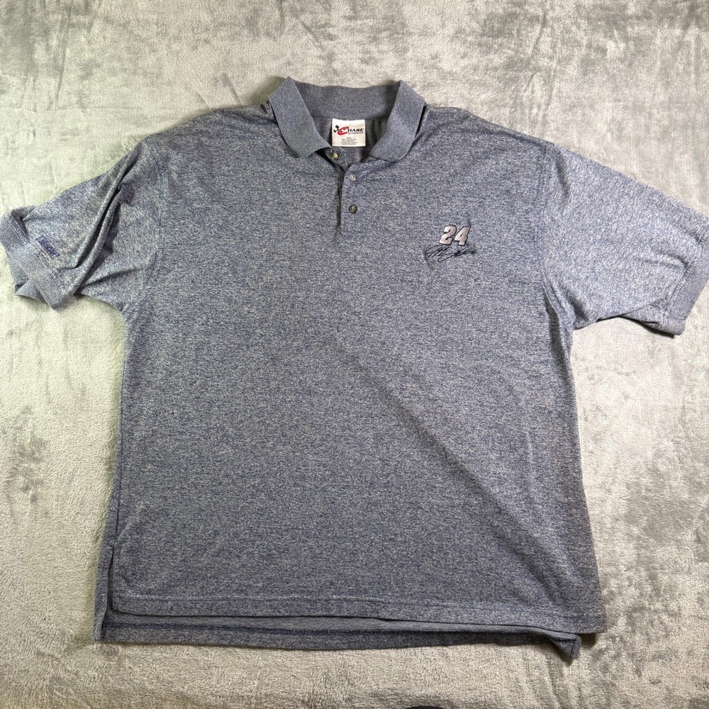 VTG Chase Authentics NASCAR Jeff Gordon 24 Polo Shirt Embroidered XXL